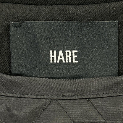HARE ハレ ブラック キルティングライナー付き チェスターコート コート