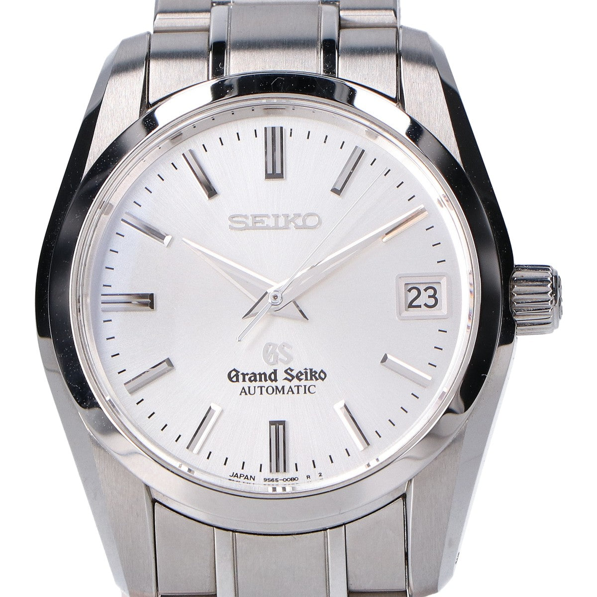 GrandSeiko グランドセイコー 新品同様 SBGR051 シルバー文字盤 メカニカル デイト シースルーバック 自動巻き 腕時計