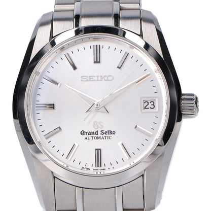 GrandSeiko グランドセイコー 新品同様 SBGR051 シルバー文字盤 メカニカル デイト シースルーバック 自動巻き 腕時計