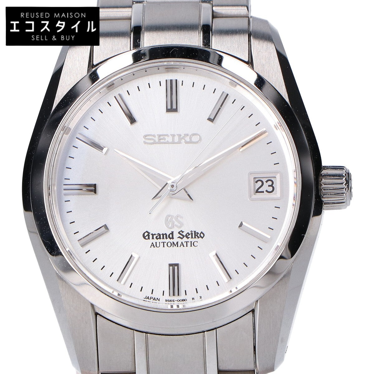 GrandSeiko グランドセイコー 新品同様 SBGR051 シルバー文字盤 メカニカル デイト シースルーバック 自動巻き 腕時計