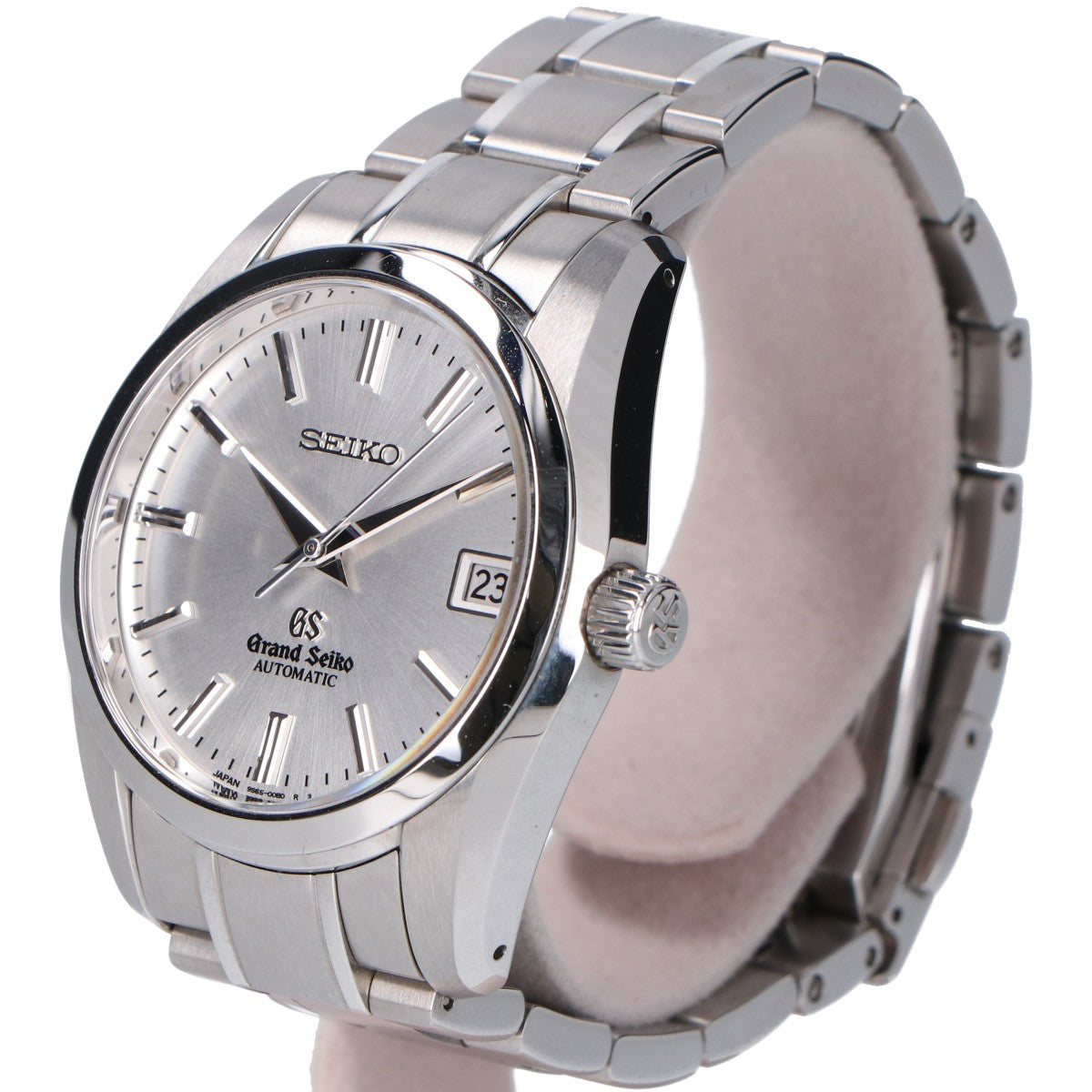 GrandSeiko グランドセイコー 新品同様 SBGR051 シルバー文字盤 メカニカル デイト シースルーバック 自動巻き 腕時計