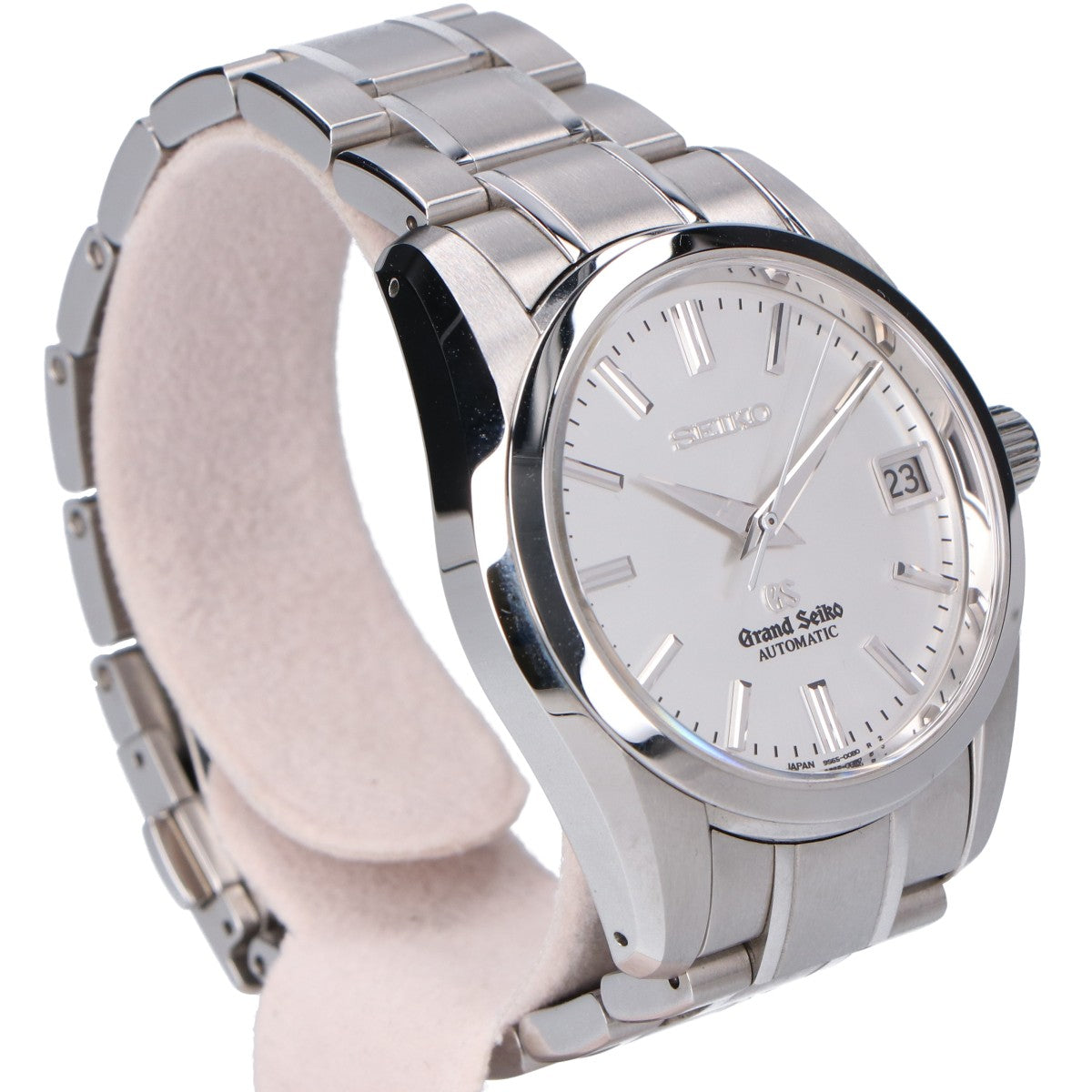 GrandSeiko グランドセイコー 新品同様 SBGR051 シルバー文字盤 メカニカル デイト シースルーバック 自動巻き 腕時計