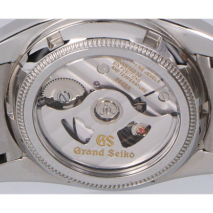 GrandSeiko グランドセイコー 新品同様 SBGR051 シルバー文字盤 メカニカル デイト シースルーバック 自動巻き 腕時計