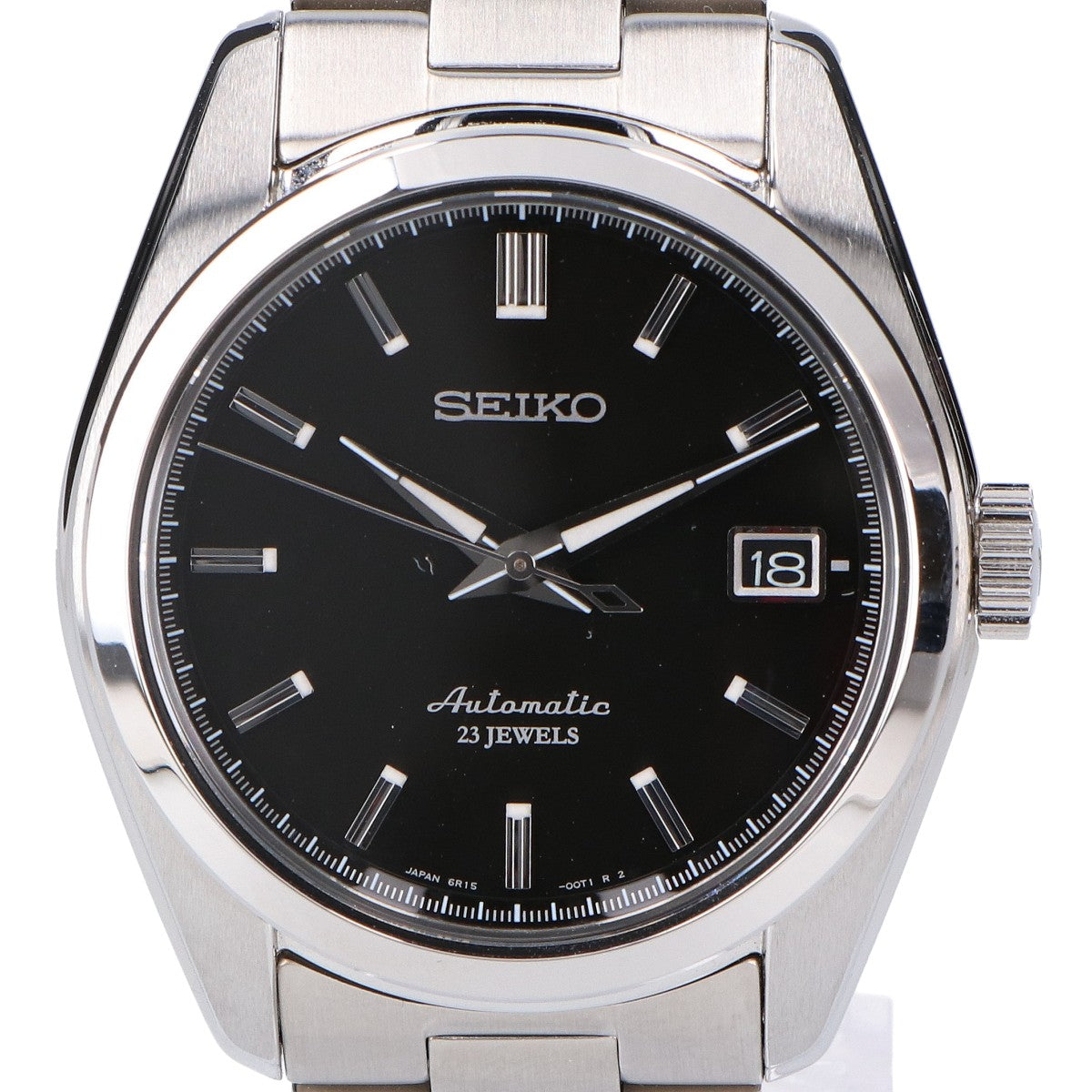 SEIKO セイコー 新品同様 SARB033 ブラック文字盤 シースルーバック デイト メカニカル オートマティック 腕時計