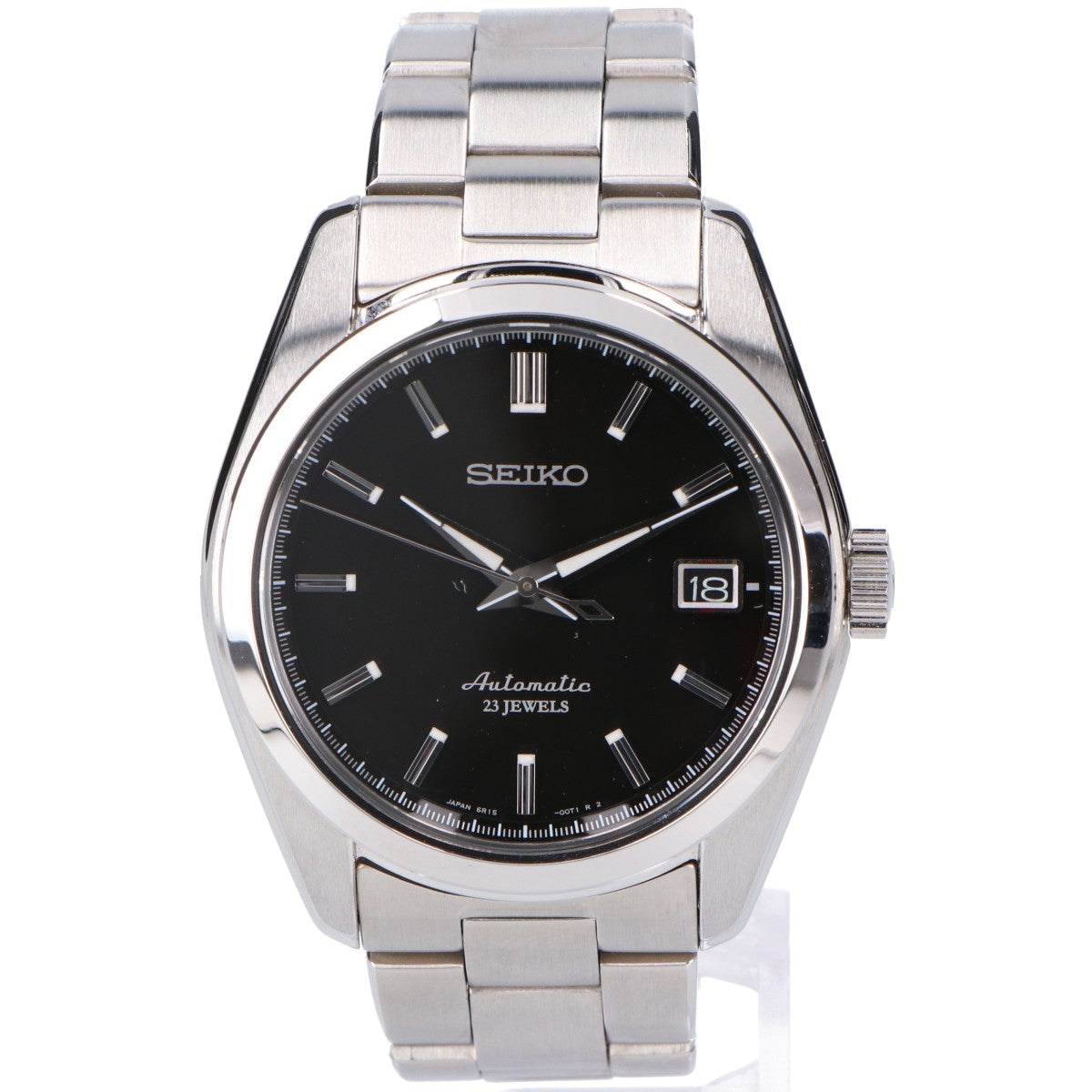 SEIKO セイコー 新品同様 SARB033 ブラック文字盤 シースルーバック デイト メカニカル オートマティック 腕時計