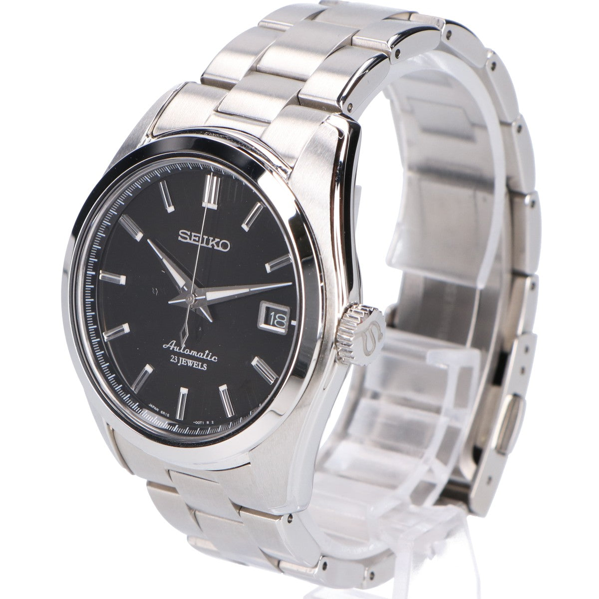 SEIKO セイコー 新品同様 SARB033 ブラック文字盤 シースルーバック デイト メカニカル オートマティック 腕時計