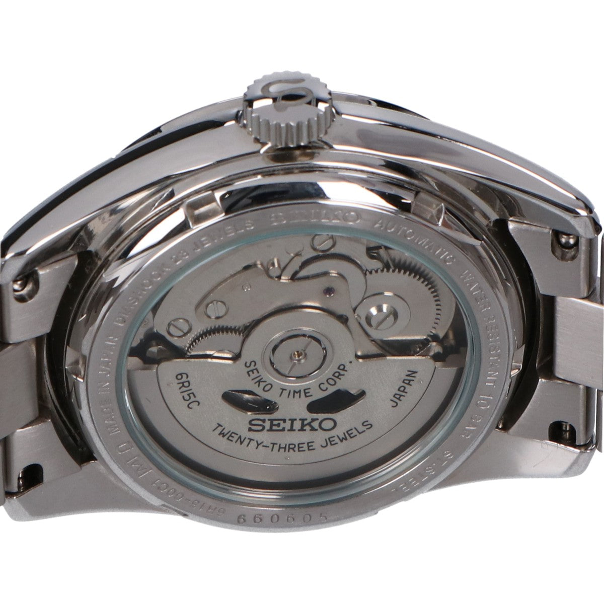 SEIKO セイコー 新品同様 SARB033 ブラック文字盤 シースルーバック デイト メカニカル オートマティック 腕時計