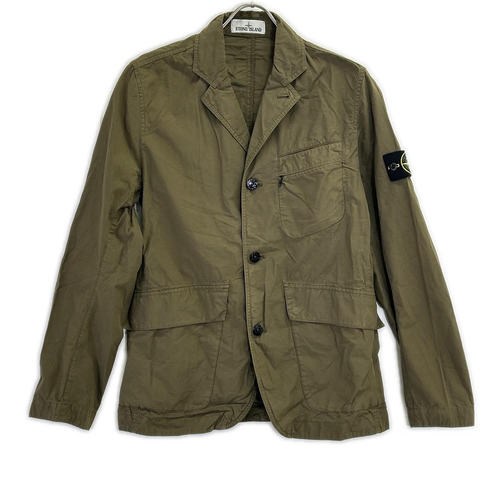 STONE ISLAND ストーンアイランド 16SS 6125A0603 カーキ TELA PARACADUTE テーラードジャケット ジャケット