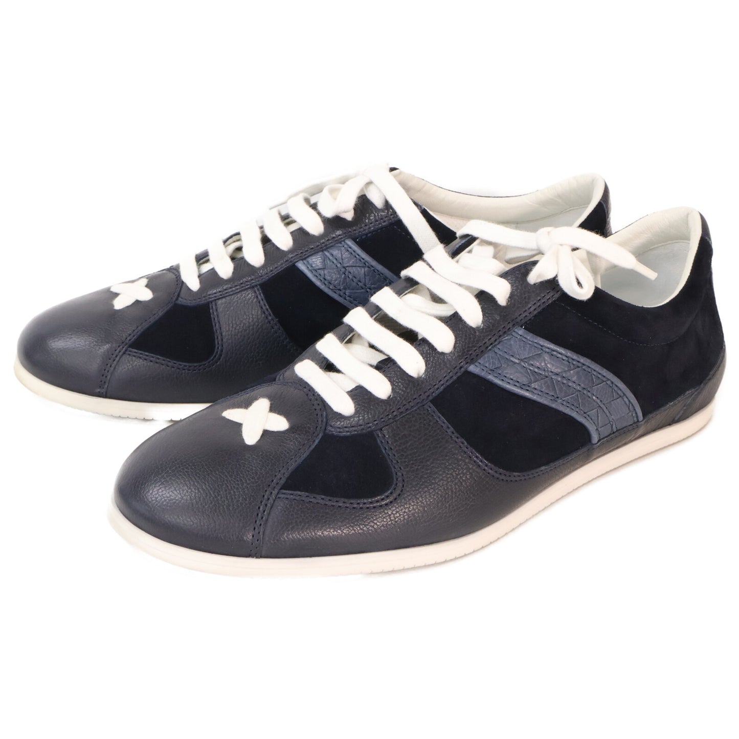 BOTTEGA VENETA ボッテガヴェネタ 285627 スエード/レザー ローカット スニーカー シューズ