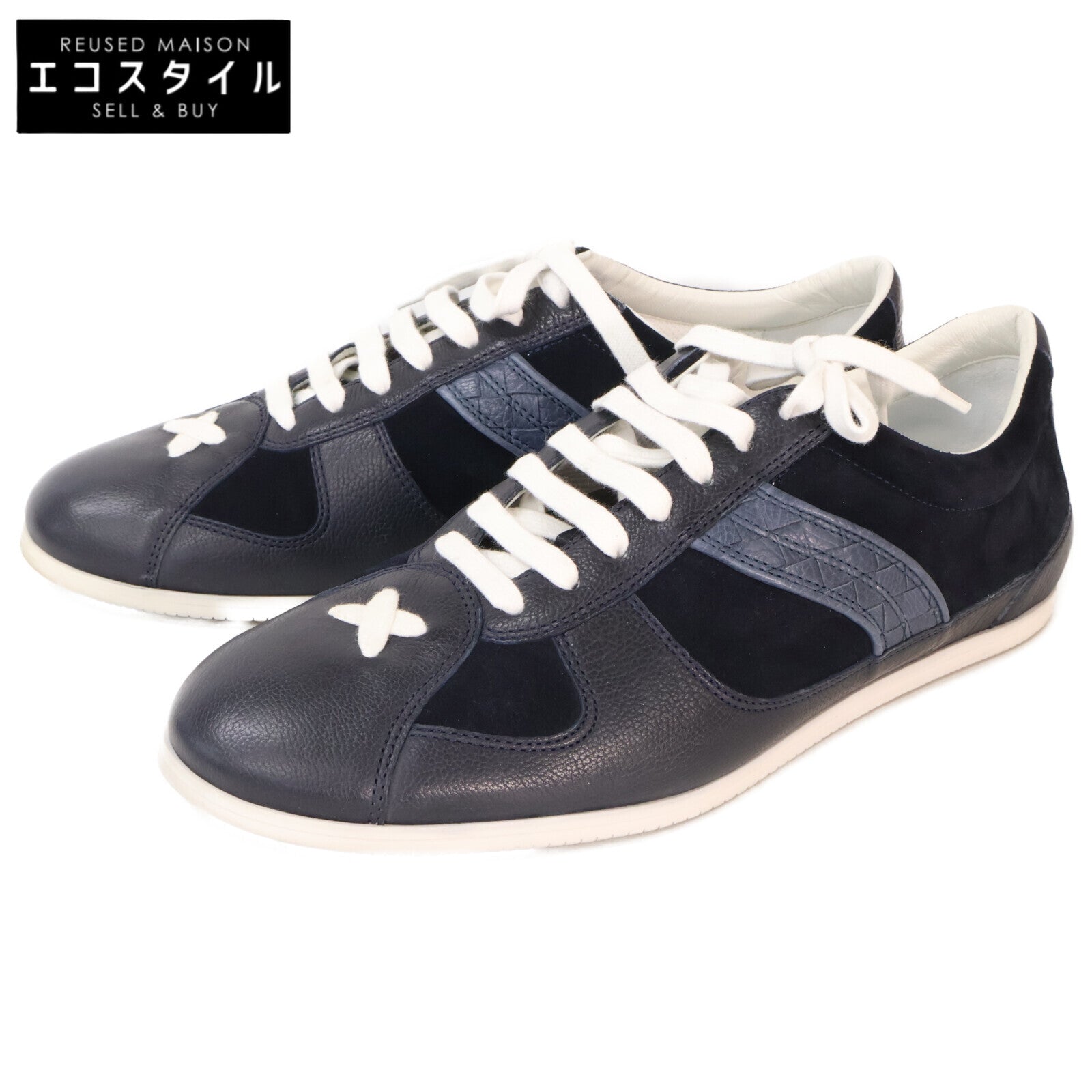 BOTTEGA VENETA ボッテガヴェネタ 285627 スエード/レザー ローカット スニーカー シューズ