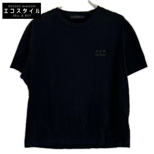 TATRAS タトラス MTAT24S8239 ブラック EION バックロゴTシャツ トップス