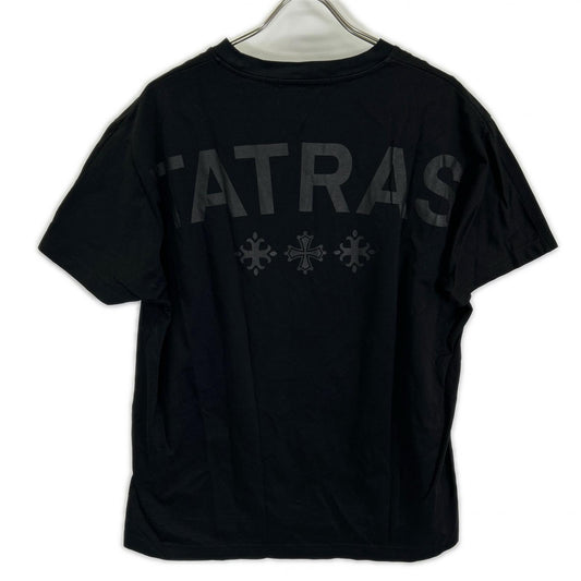 TATRAS タトラス MTAT24S8239 ブラック EION バックロゴTシャツ トップス