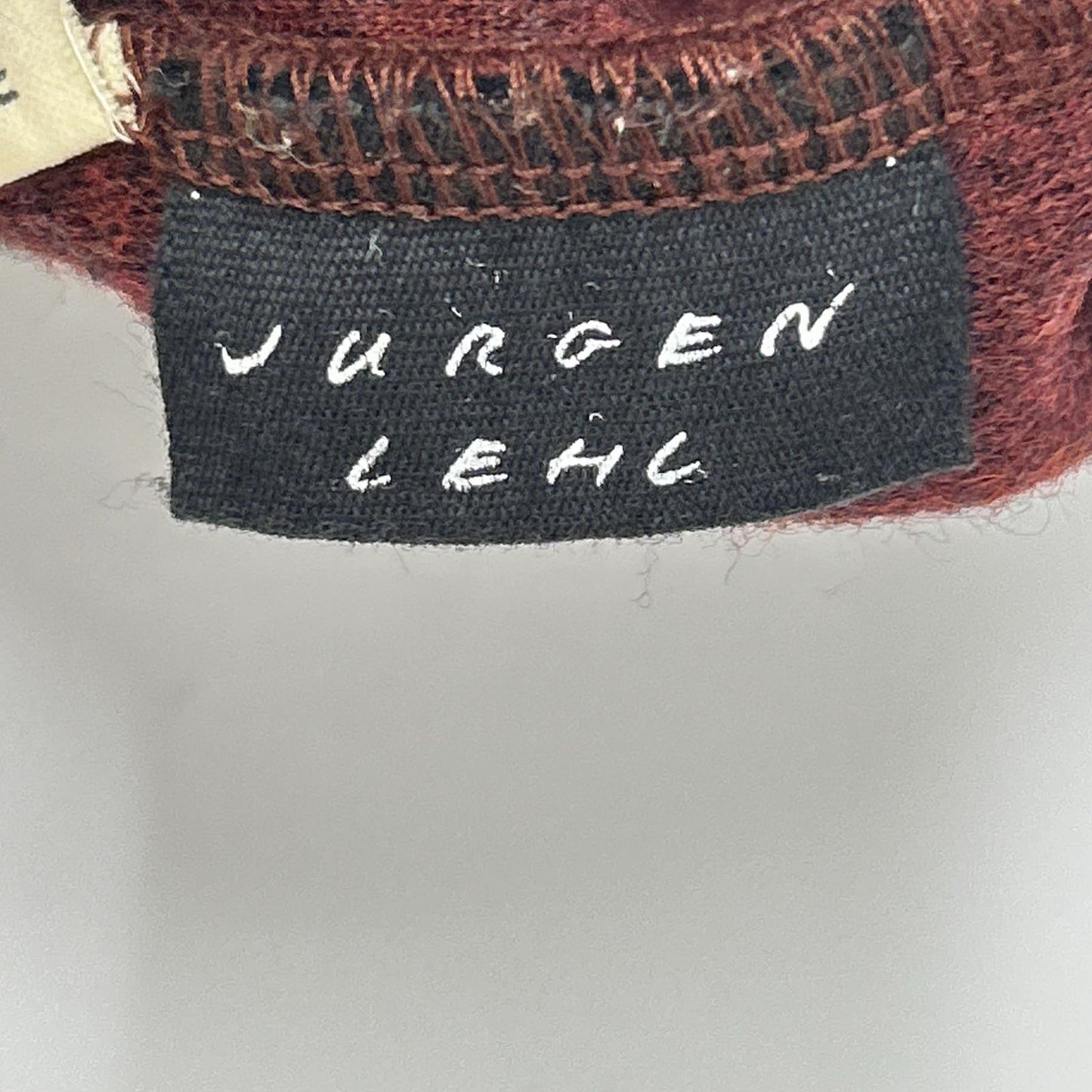 JURGEN LEHL ヨーガンレール レッド ウール ハイネック プルオーバー トップス