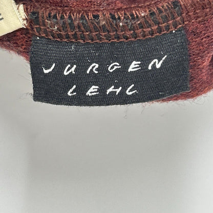 JURGEN LEHL ヨーガンレール レッド ウール ハイネック プルオーバー トップス