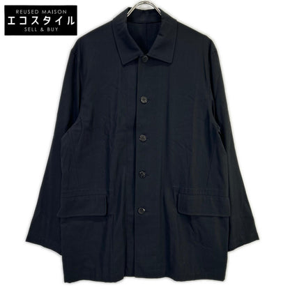 JURGEN LEHL Black 100% cotton shirt jacket, jacket