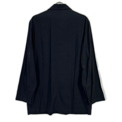 JURGEN LEHL Black 100% cotton shirt jacket, jacket