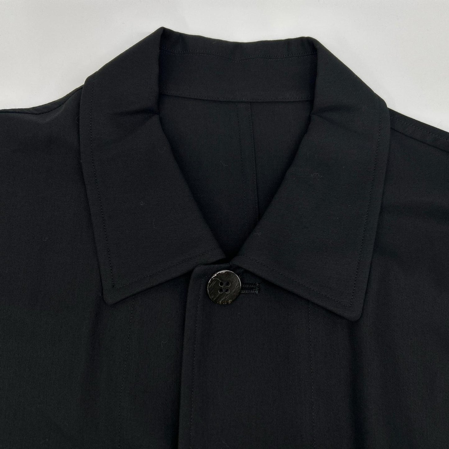 JURGEN LEHL Black 100% cotton shirt jacket, jacket