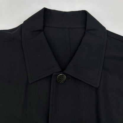 JURGEN LEHL Black 100% cotton shirt jacket, jacket