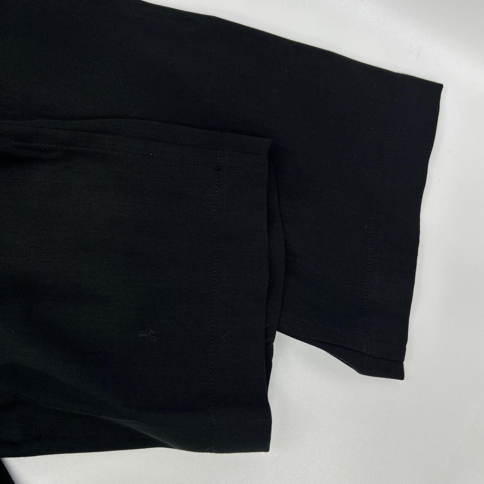 JURGEN LEHL Black 100% cotton shirt jacket, jacket