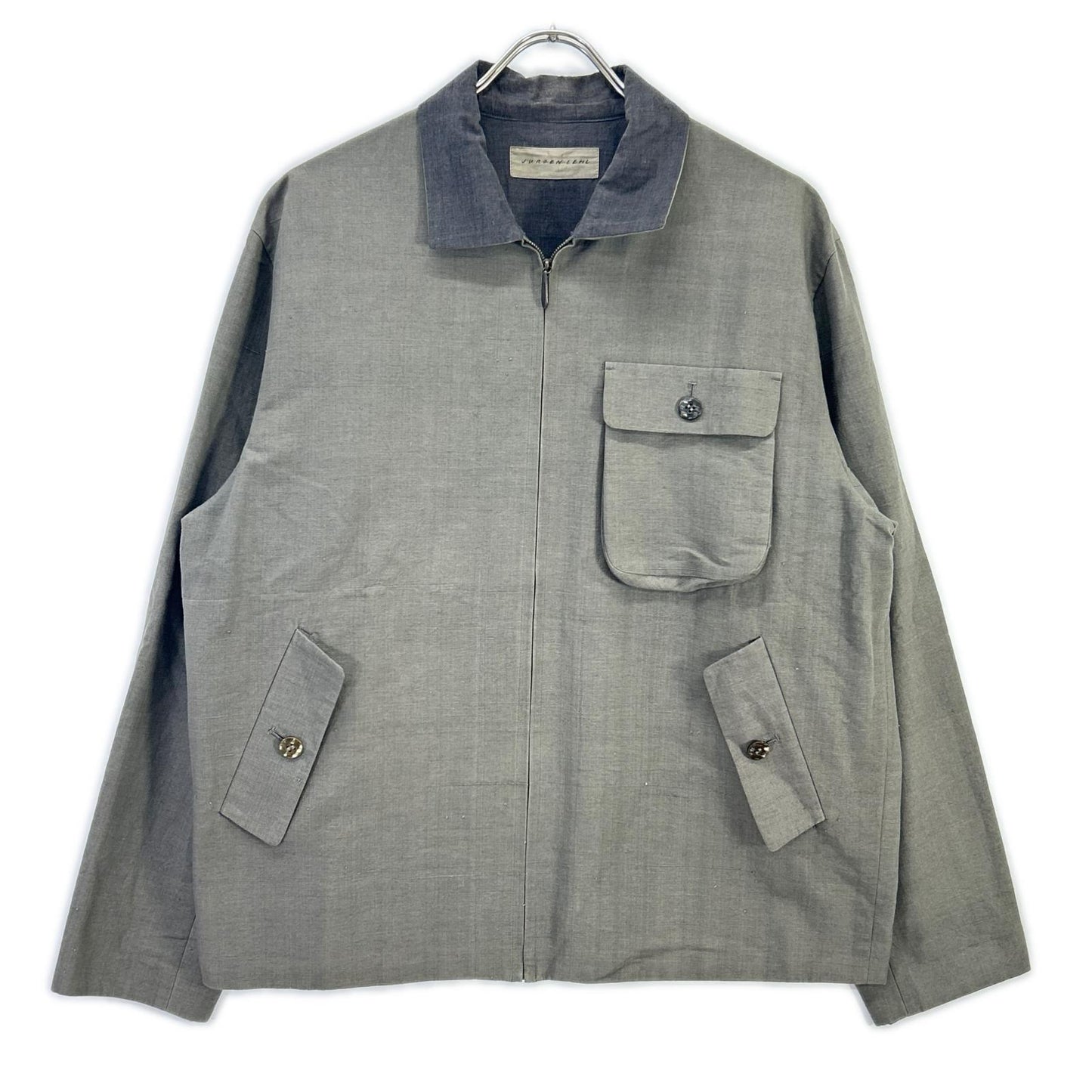 JURGEN LEHL ヨーガンレール J0322FJM811 コットン ジップアップ 3ポケット ジャケット ジャケット