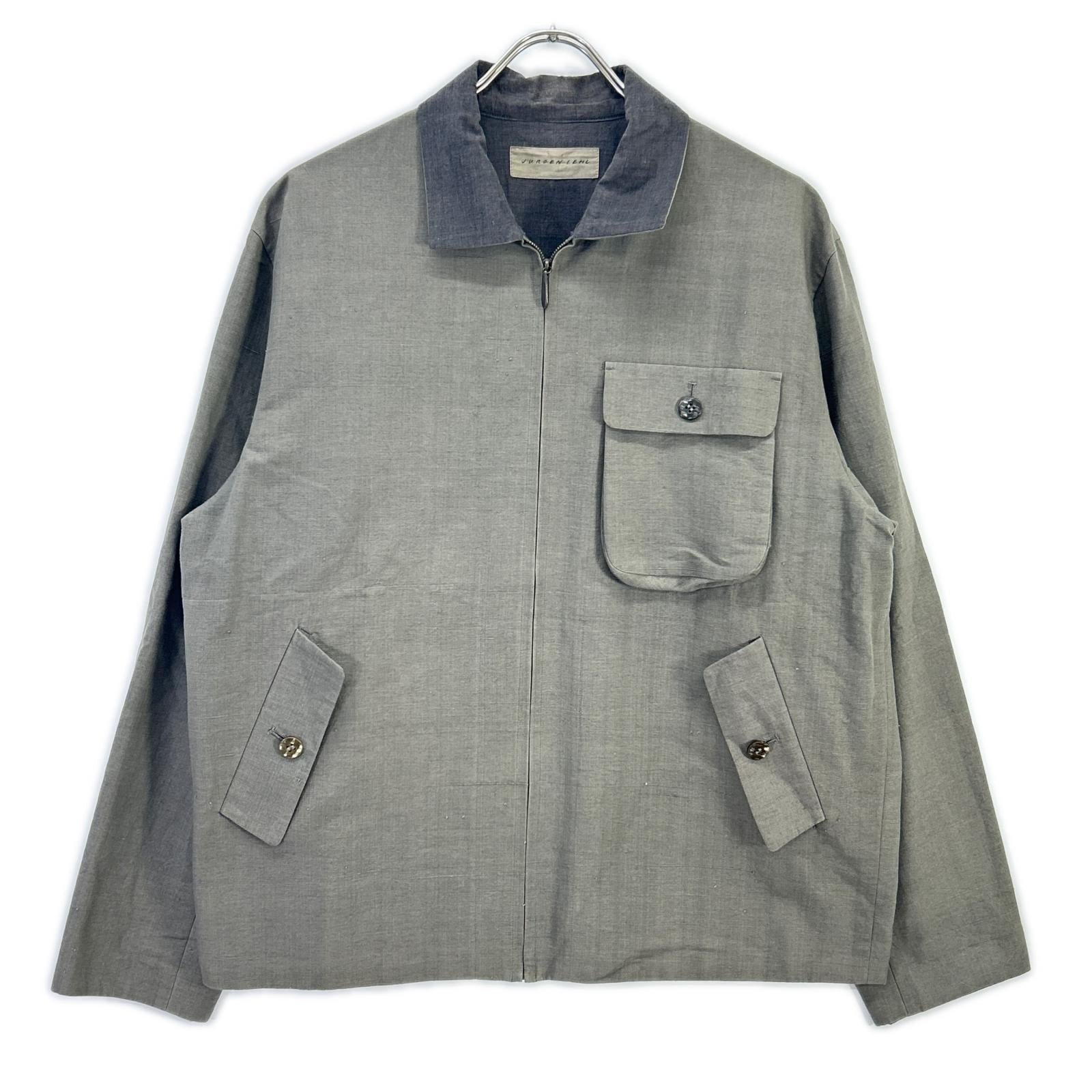 JURGEN LEHL ヨーガンレール J0322FJM811 コットン ジップアップ 3ポケット ジャケット ジャケット