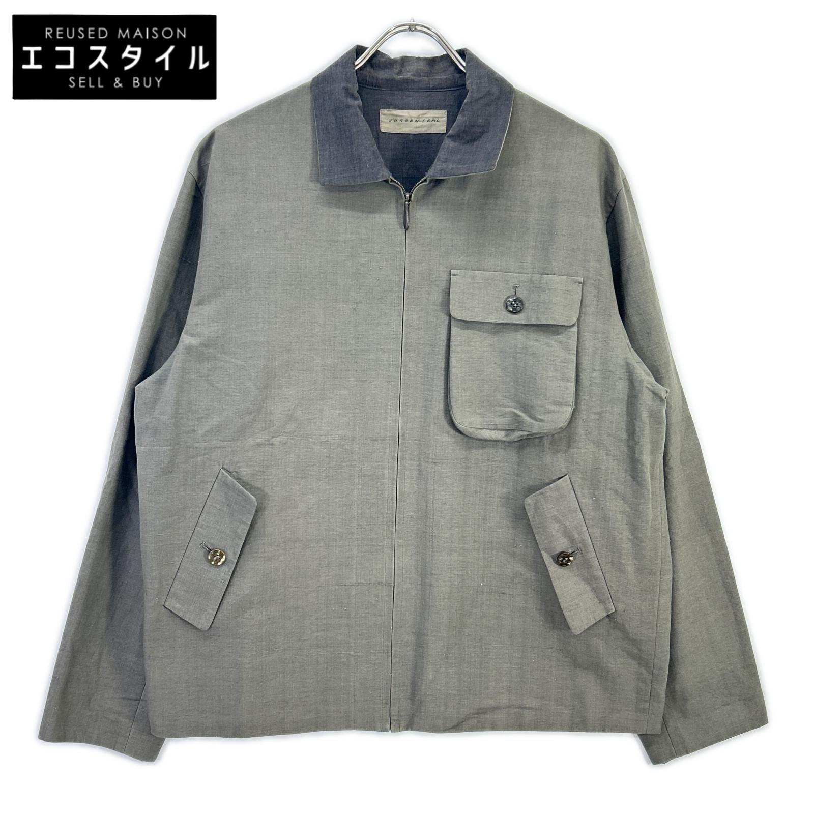 JURGEN LEHL ヨーガンレール J0322FJM811 コットン ジップアップ 3ポケット ジャケット ジャケット