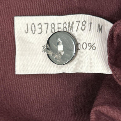 JURGEN LEHL ヨーガンレール ボルドー コットン100 スタンドカラー L/S シャツ トップス