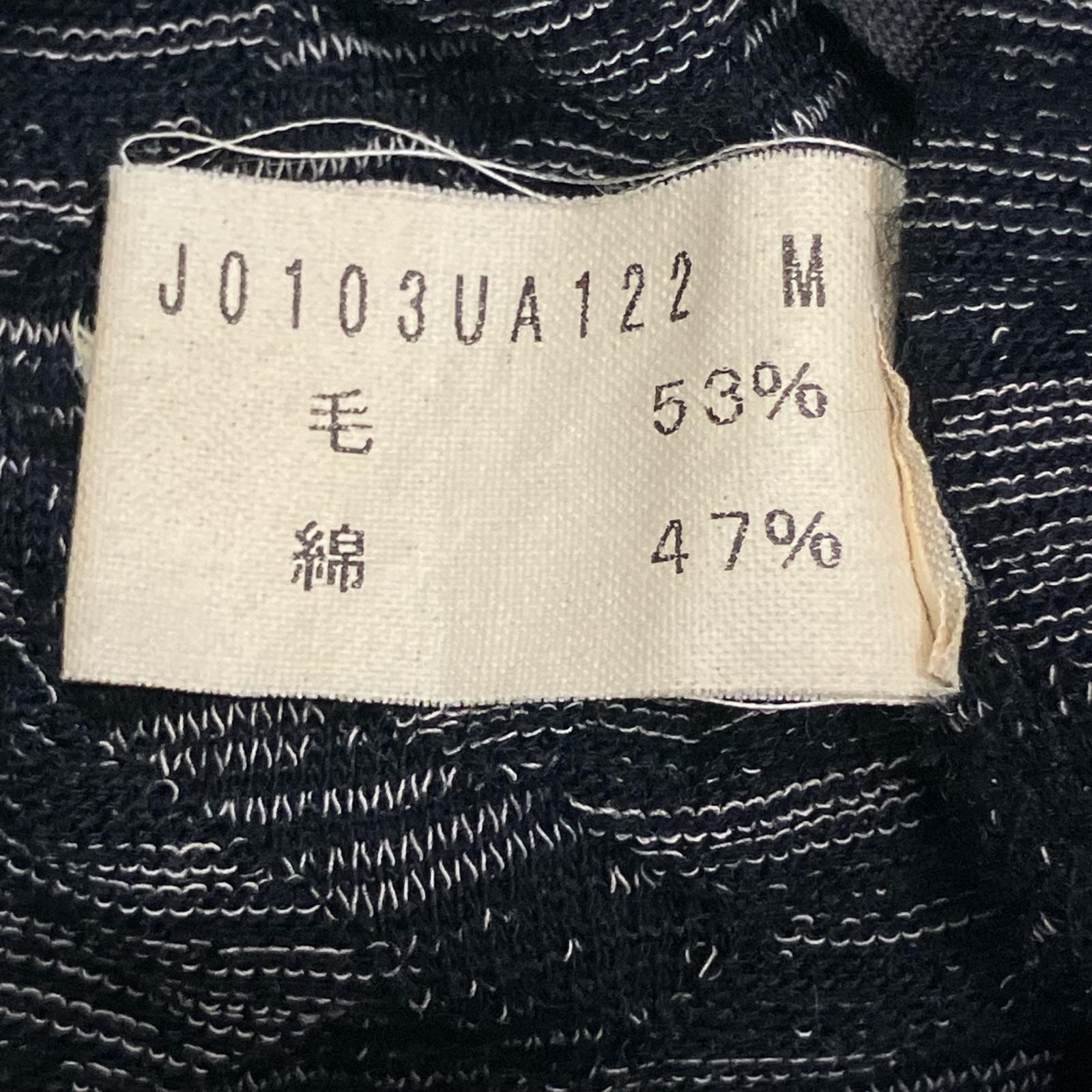 JURGEN LEHL ヨーガンレール ブラック ウール×コットン L/S ワンピース ワンピース