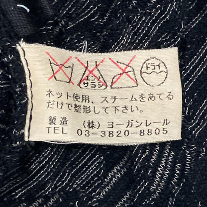 JURGEN LEHL ヨーガンレール ブラック ウール×コットン L/S ワンピース ワンピース