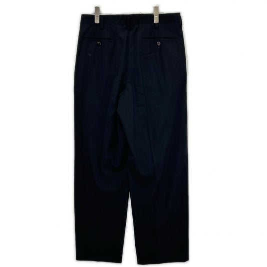 JURGEN LEHL ヨーガンレール Black wool slacks Bottoms