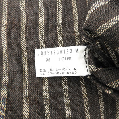 JURGEN LEHL ヨーガンレール コットン シャツジャケット レディース ブラウン M ジャケット