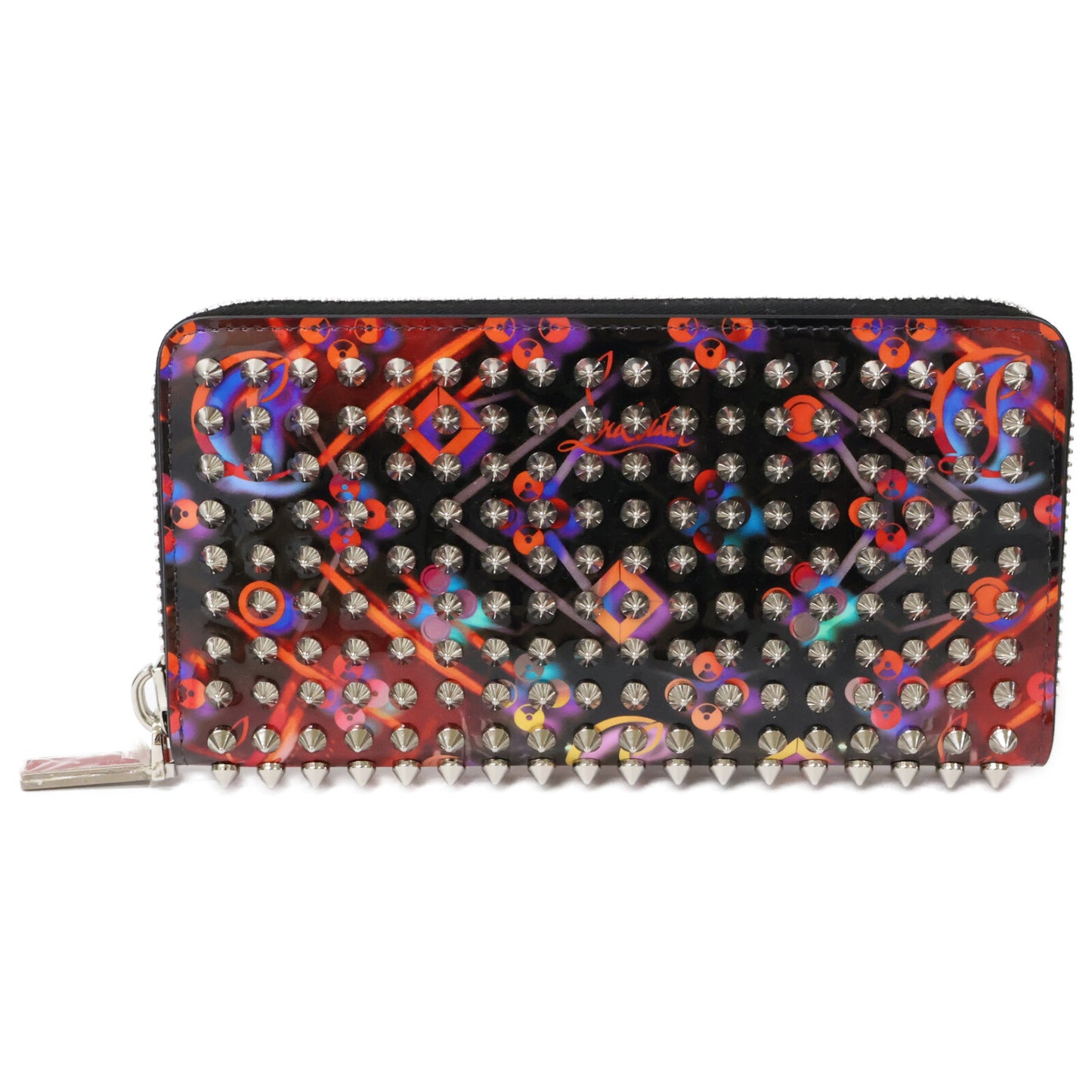 CHRISTIAN LOUBOUTIN クリスチャンルブタン 【新品】1225253 M PANETTONE スパイク 長財布 長財布（小銭入れあり）