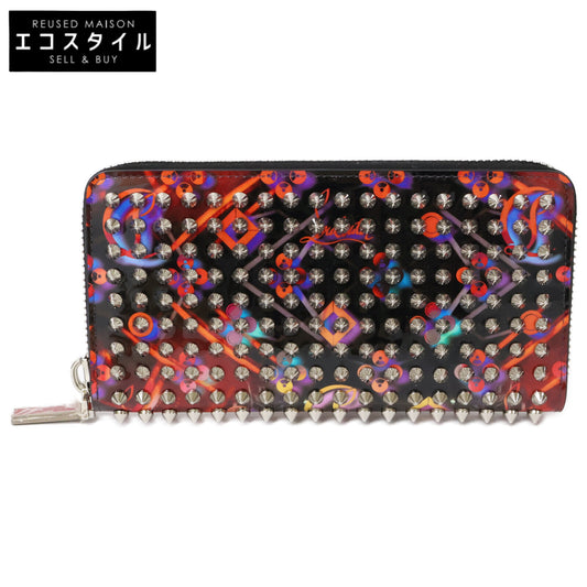 CHRISTIAN LOUBOUTIN クリスチャンルブタン 【新品】1225253 M PANETTONE スパイク 長財布 長財布（小銭入れあり）