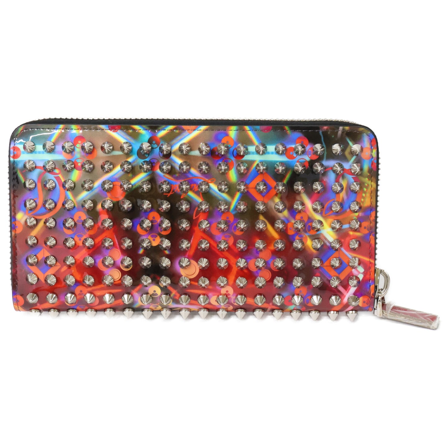 CHRISTIAN LOUBOUTIN クリスチャンルブタン 【新品】1225253 M PANETTONE スパイク 長財布 長財布（小銭入れあり）