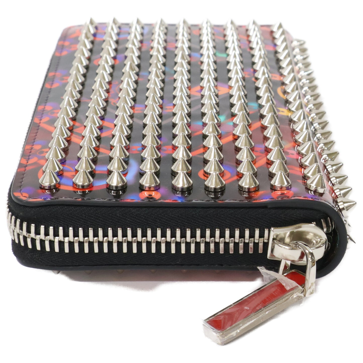 CHRISTIAN LOUBOUTIN クリスチャンルブタン 【新品】1225253 M PANETTONE スパイク 長財布 長財布（小銭入れあり）