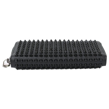 CHRISTIAN LOUBOUTIN クリスチャンルブタン 【美品】1165044 M PANETTONE SPIKES WALLET レザー スパイク 長財布（小銭入れあり）
