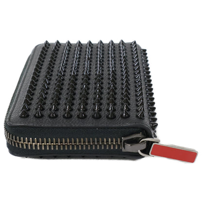 CHRISTIAN LOUBOUTIN クリスチャンルブタン 【美品】1165044 M PANETTONE SPIKES WALLET レザー スパイク 長財布（小銭入れあり）