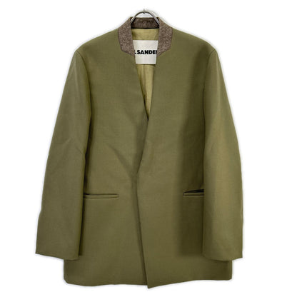 JILSANDER ジルサンダー 【美品/国内正規】J21BN0011 Collar Less Jacket カラーレスジャケット ジャケット