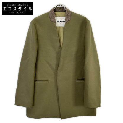JILSANDER ジルサンダー 【美品/国内正規】J21BN0011 Collar Less Jacket カラーレスジャケット ジャケット