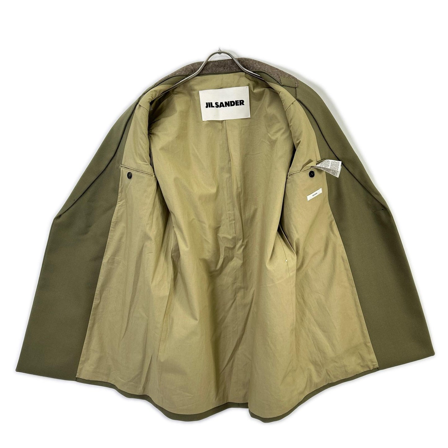 JILSANDER ジルサンダー 【美品/国内正規】J21BN0011 Collar Less Jacket カラーレスジャケット ジャケット
