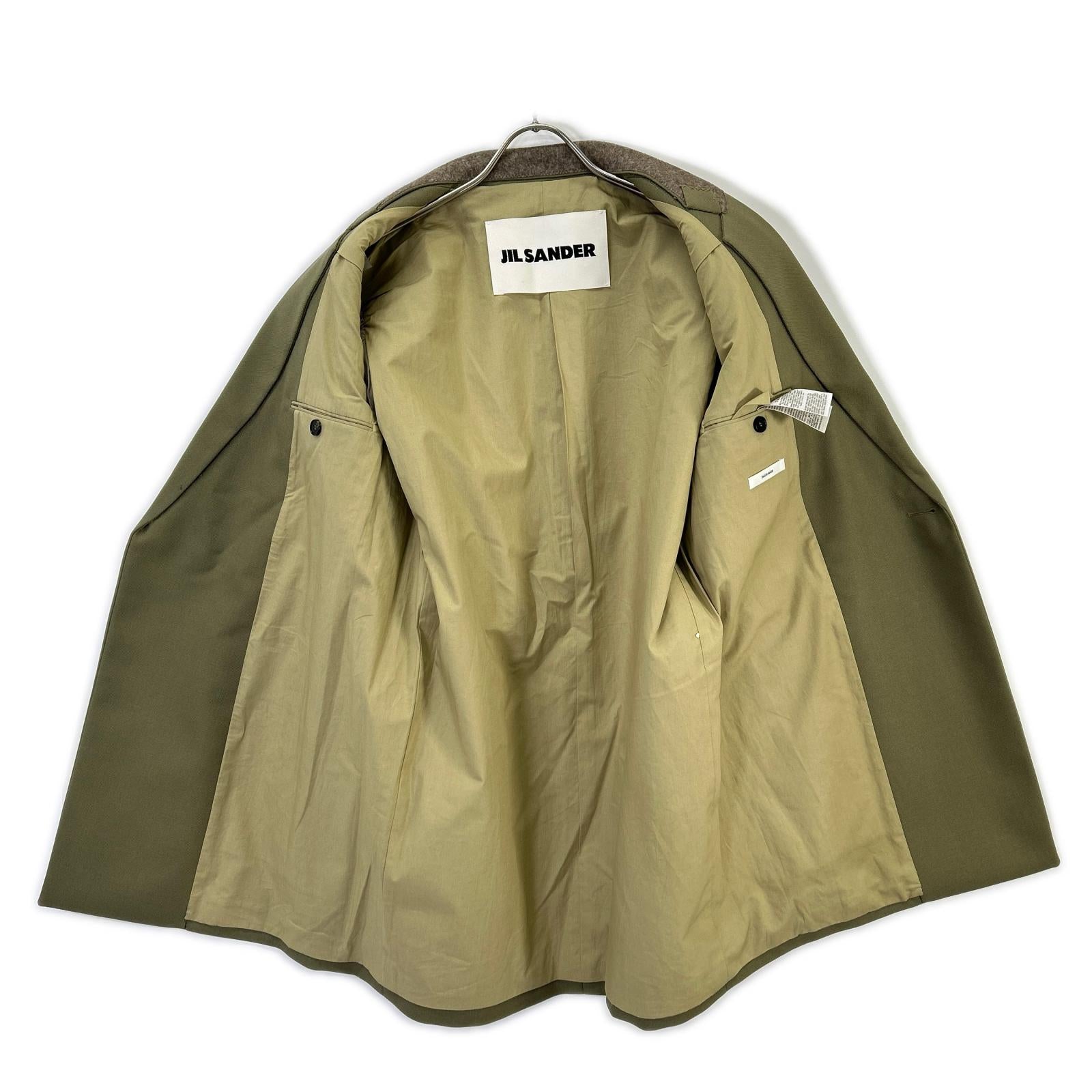 JILSANDER ジルサンダー 【美品/国内正規】J21BN0011 Collar Less Jacket カラーレスジャケット ジャケット