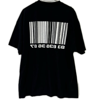VETEMENTS ヴェトモン 22SS ブラック バーコード Tシャツ トップス