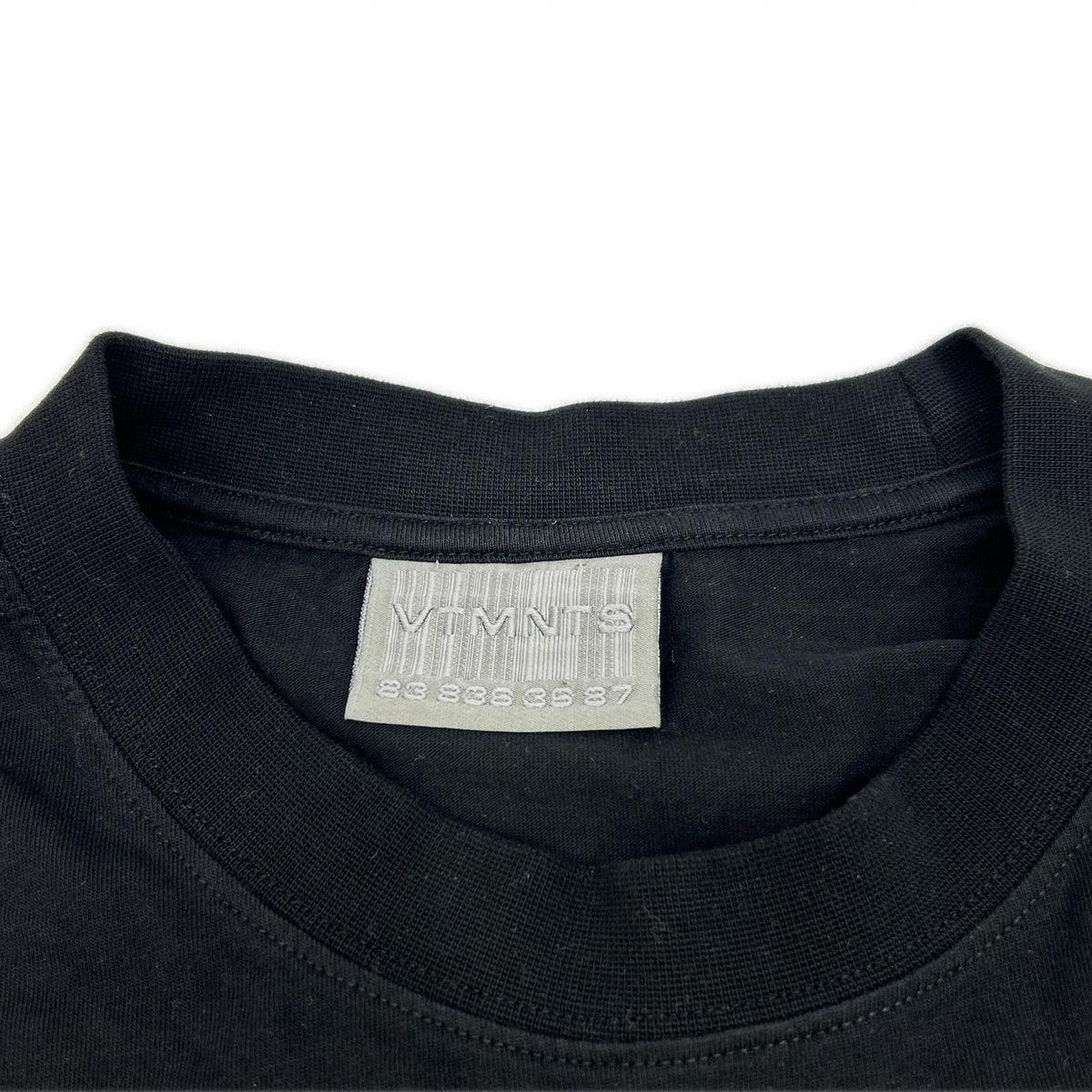 VETEMENTS Vetements 22SS black barcode T-shirt top