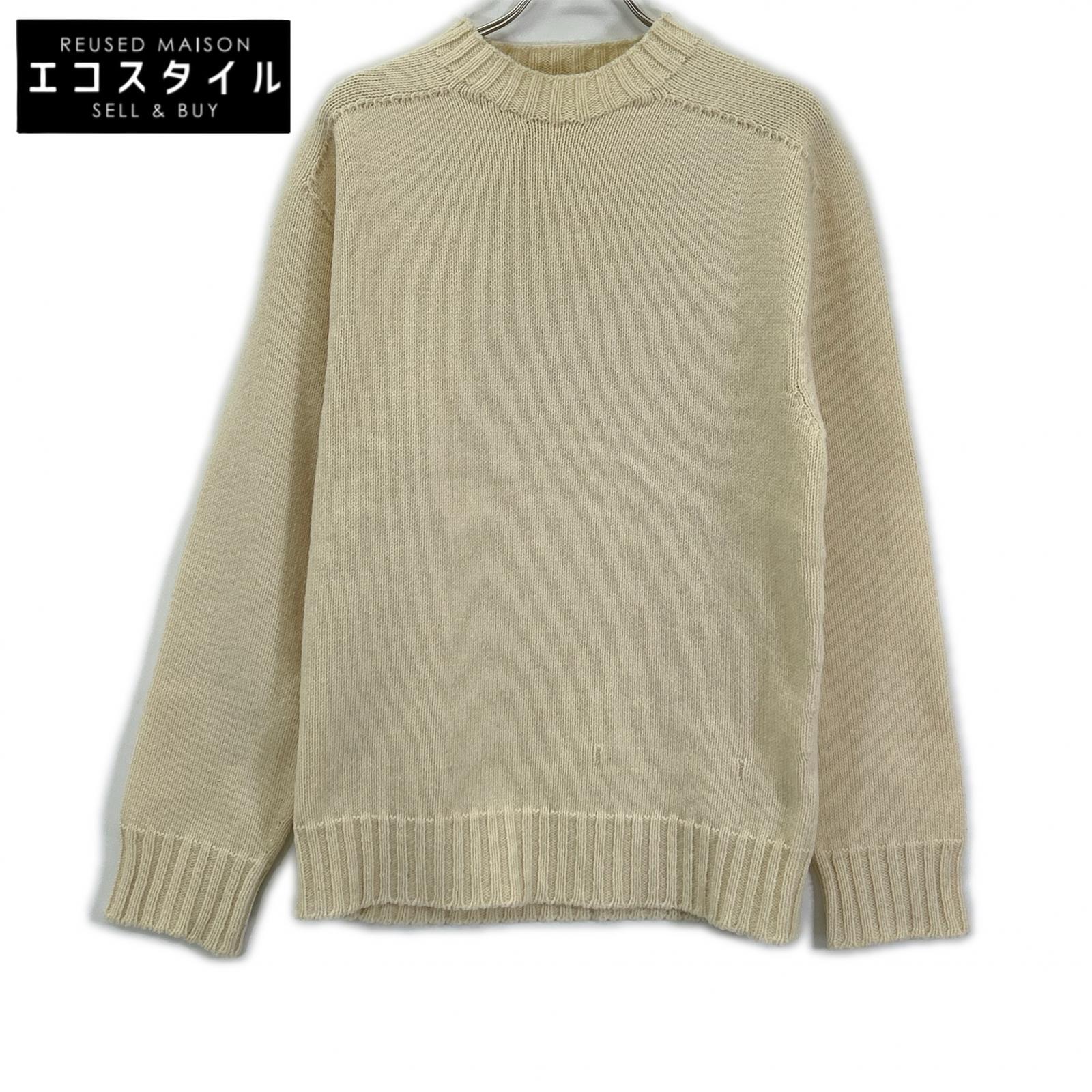 OAMC オーエーエムシー 22A28OAK04 アイボリー 2AW NUPTSE CREWNECK SWEATER トップス