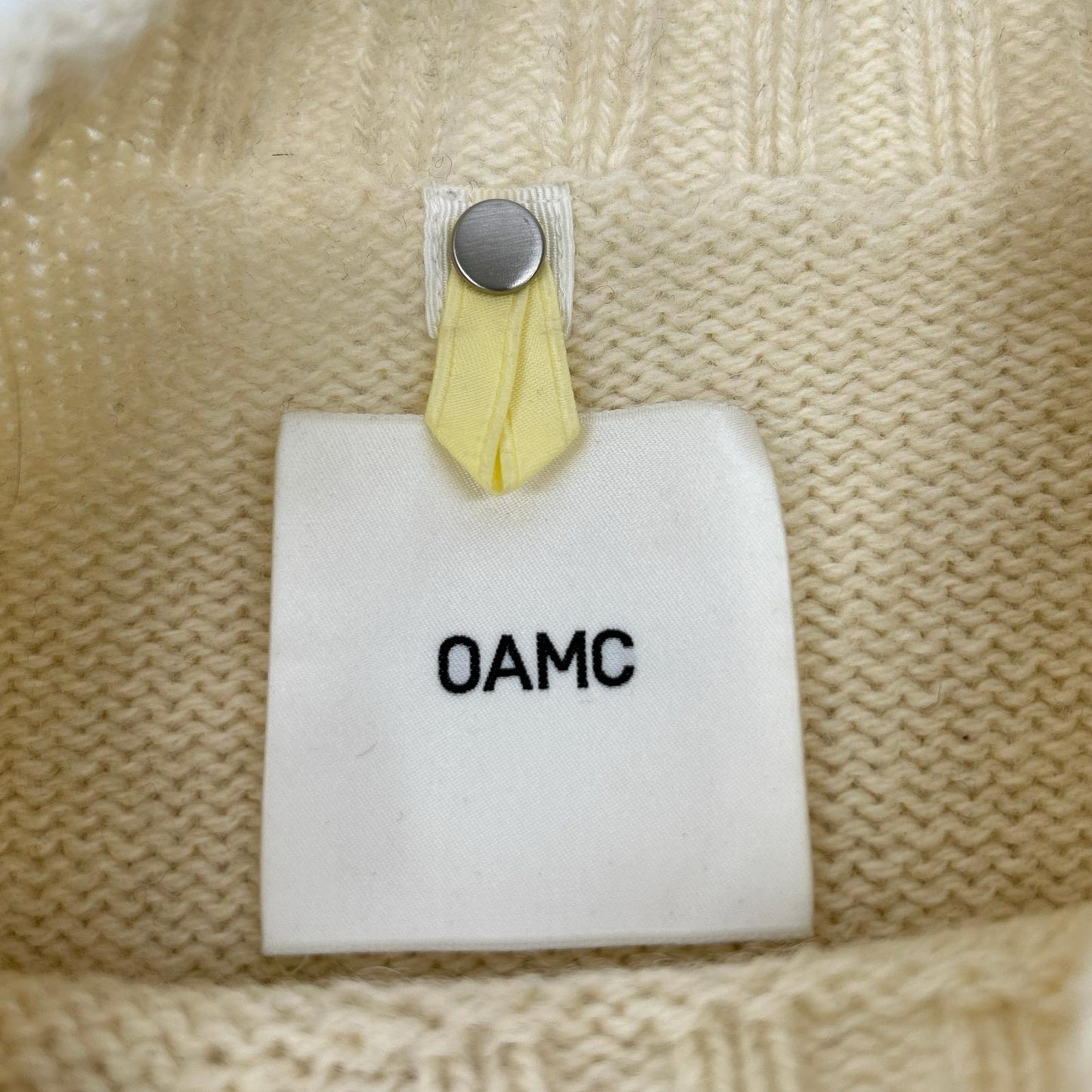 OAMC オーエーエムシー 22A28OAK04 アイボリー 2AW NUPTSE CREWNECK SWEATER トップス