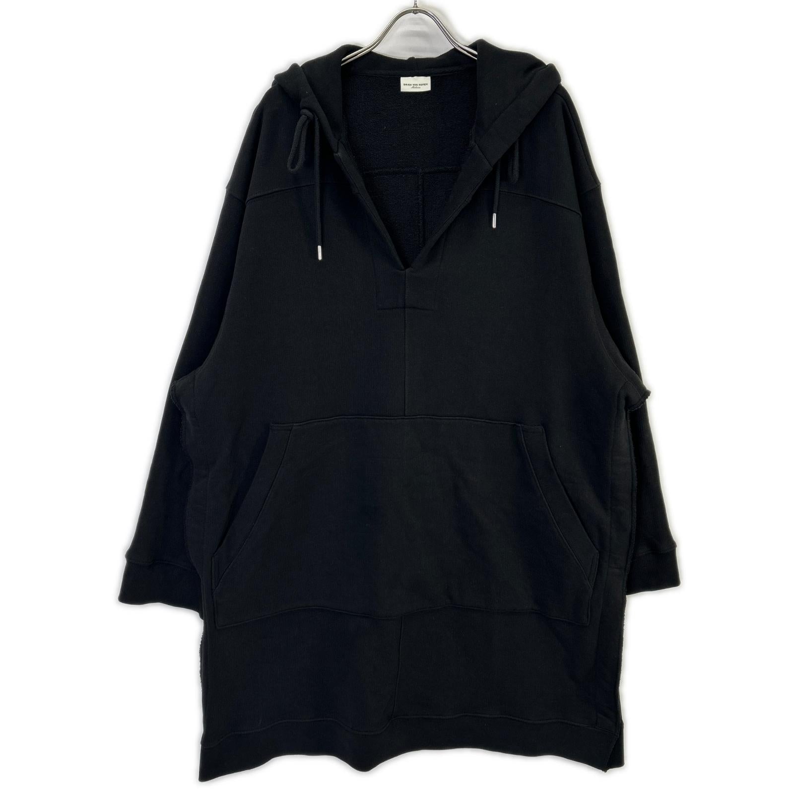 DRIES VAN NOTEN ドリスヴァンノッテン 【美品】オーバーサイズ 深Vネック プルオーバー パーカー トップス