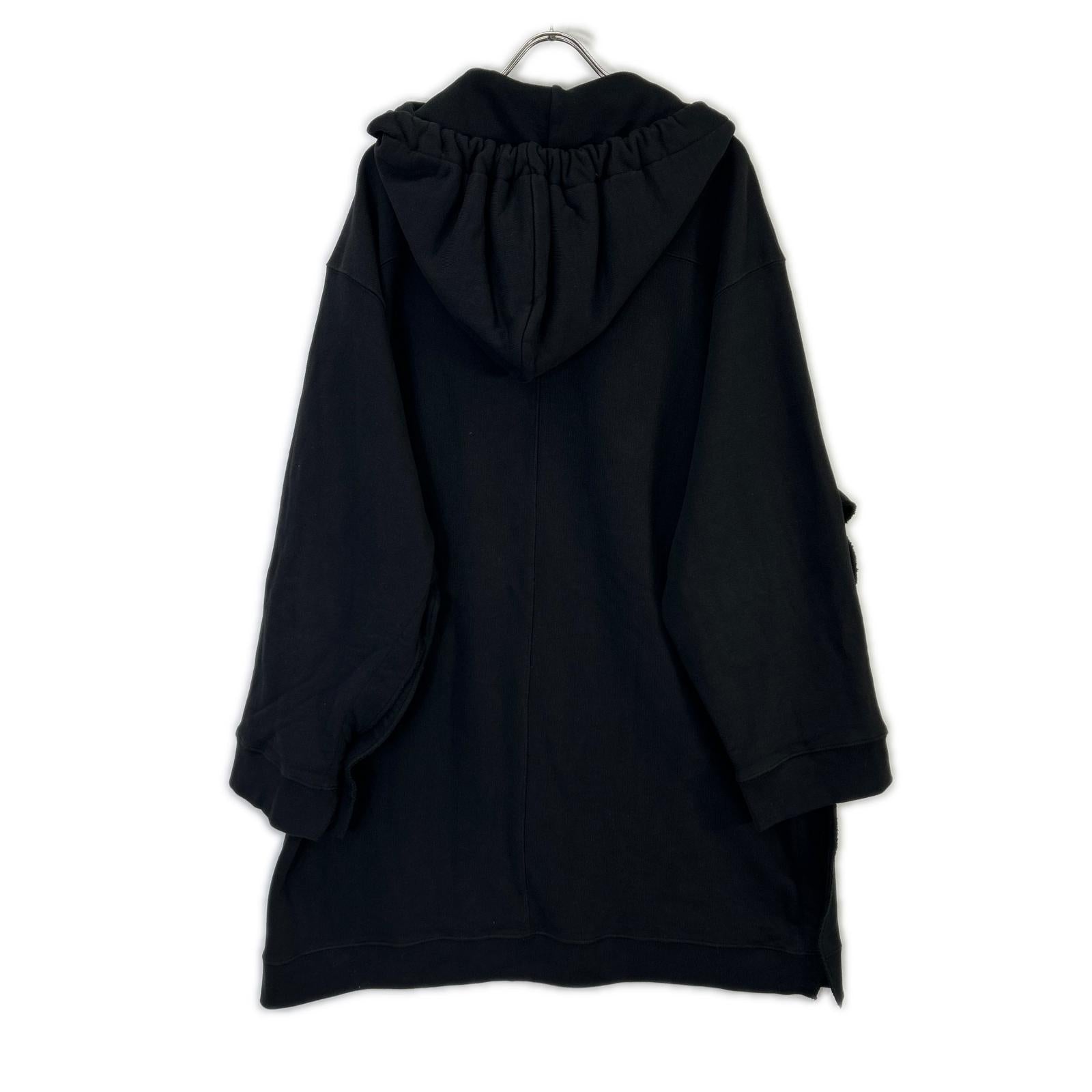 DRIES VAN NOTEN ドリスヴァンノッテン 【美品】オーバーサイズ 深Vネック プルオーバー パーカー トップス