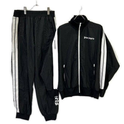 Palm Angels パームエンジェルス ブラック 両面ロゴ ナイロン ブルゾン/パンツ セットアップ スーツ セットアップ