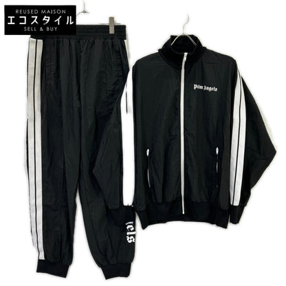 Palm Angels パームエンジェルス ブラック 両面ロゴ ナイロン ブルゾン/パンツ セットアップ スーツ セットアップ