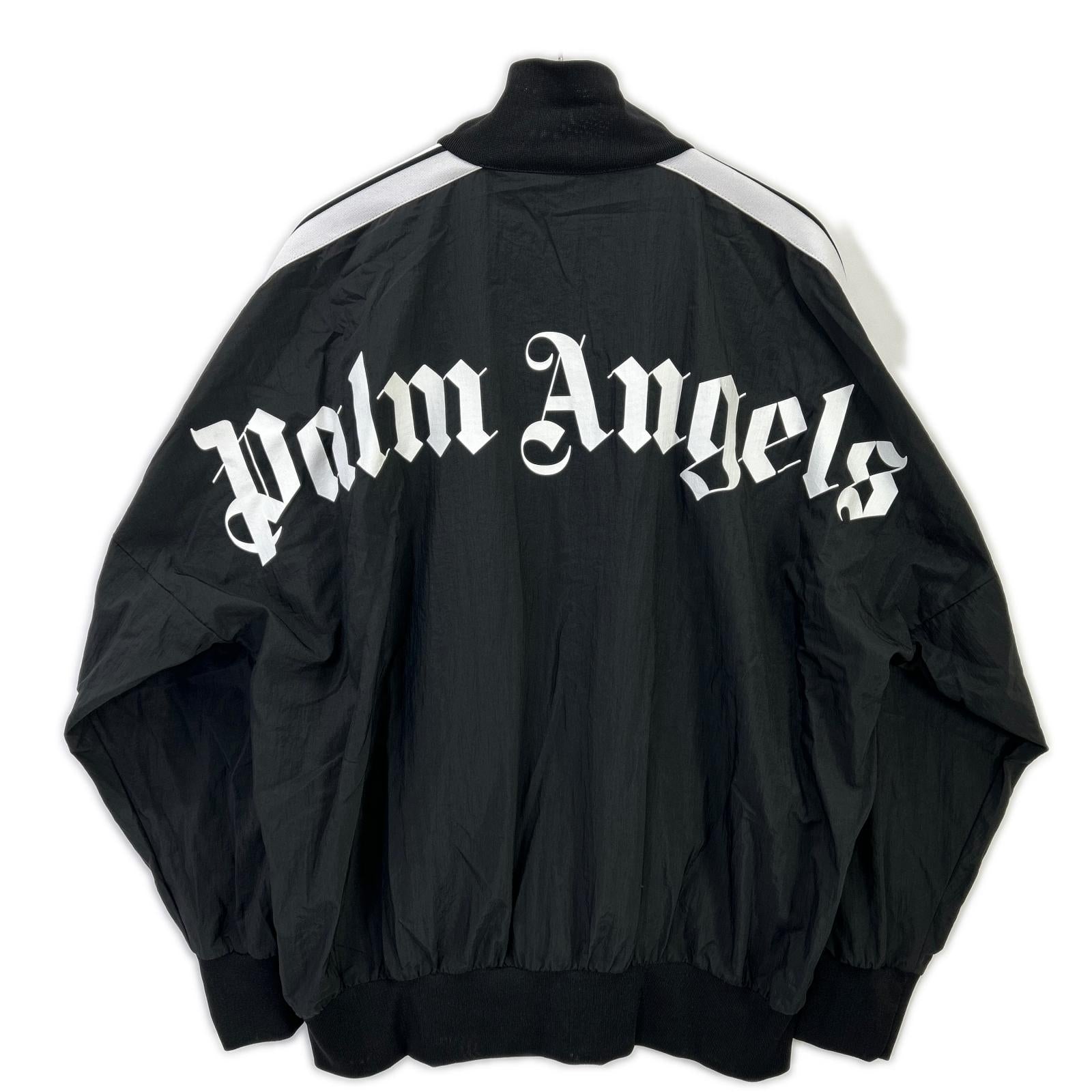 Palm Angels パームエンジェルス ブラック 両面ロゴ ナイロン ブルゾン/パンツ セットアップ スーツ セットアップ